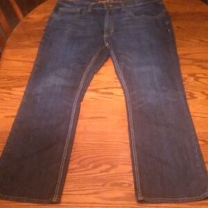 Classic Bootcut Jeans for Men - Deep Blue